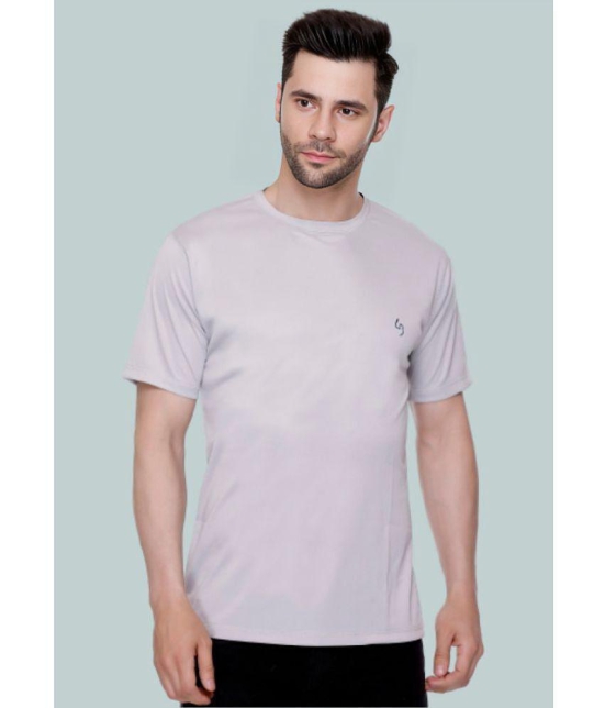 LEEBONEE - Grey Polyester Regular Fit Men's T-Shirt ( Pack of 1 ) - None