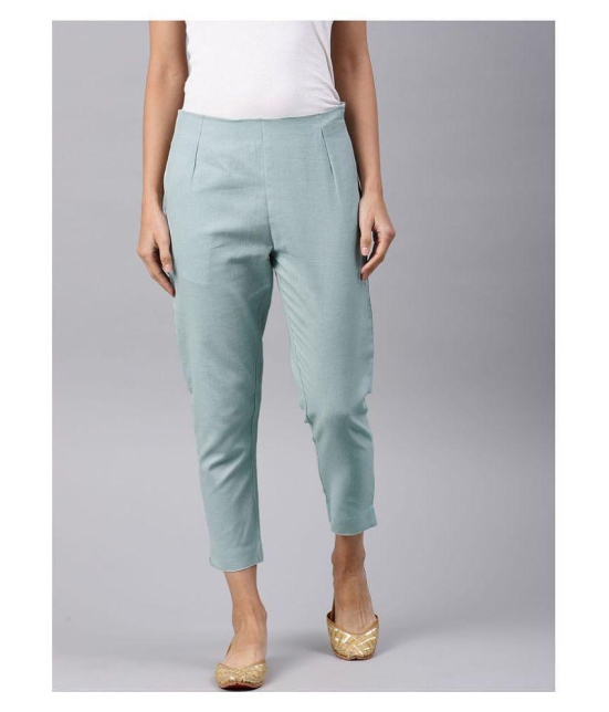 Alena Linen Cigarette Pants - 36