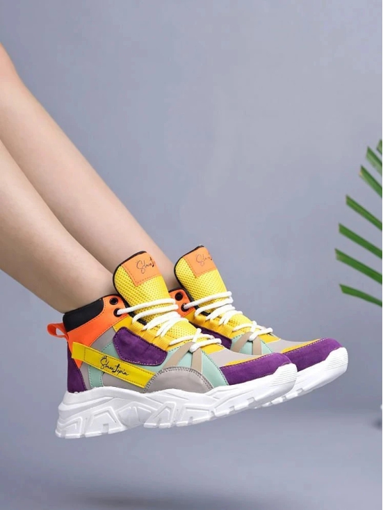 Shoetopia Multicolor Womens Sneakers - None