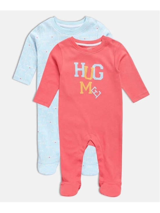 MINI KLUB Pack of 2 Baby Boys Cotton Bodysuit ( Multicolor ) - None