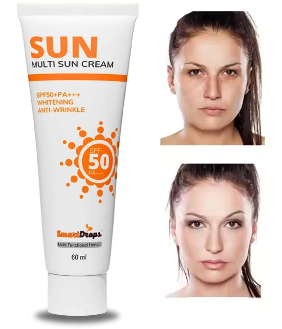 Smartdrops SPF 50 Sunscreen Cream For All Skin Type ( Pack of 1 )