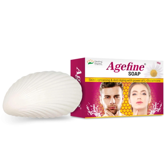 Healing Pharma Agefine Skin Whitening Soap (L Glutathione)