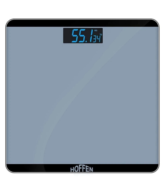 Hoffen Electronic Digital LCD Body Weighing Scales HO-18 Grey