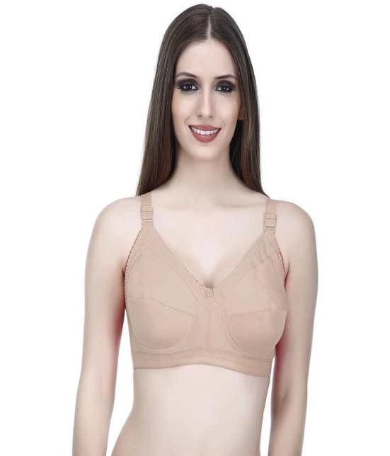 Elina Pack of 1 Cotton Womens Minimizer Bra ( Beige ) DOVE-BEIGE - None