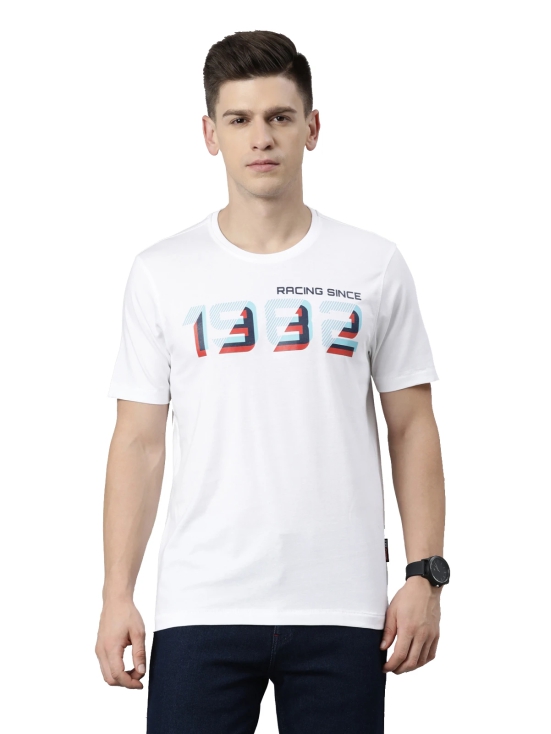 TVS Racing Round Neck T Shirts-Premium 100% Cotton Jersey, Versatile T Shirt for Men, Ideal for Gym, Casual Wear & More-Mercerised Yarn for Extra Durability-Easy to Wear & Wash (Type-1)