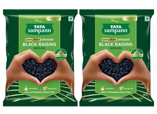 Tata Sampann Afgan Blk Raisins 200g X 2