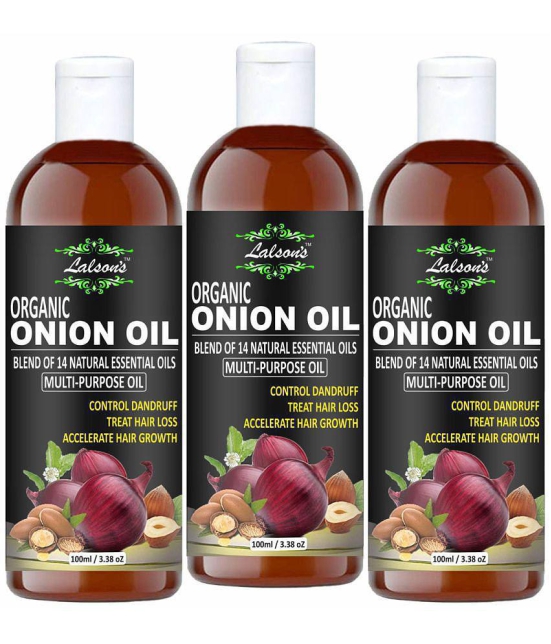 Lalson's - Anti Hair Fall Onion Oil 100 ml ( Pack of 3 )