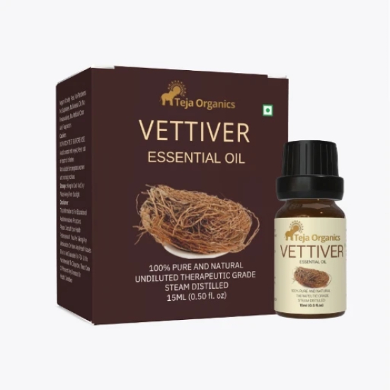 Teja Organics Vettiver Oil 15 ml