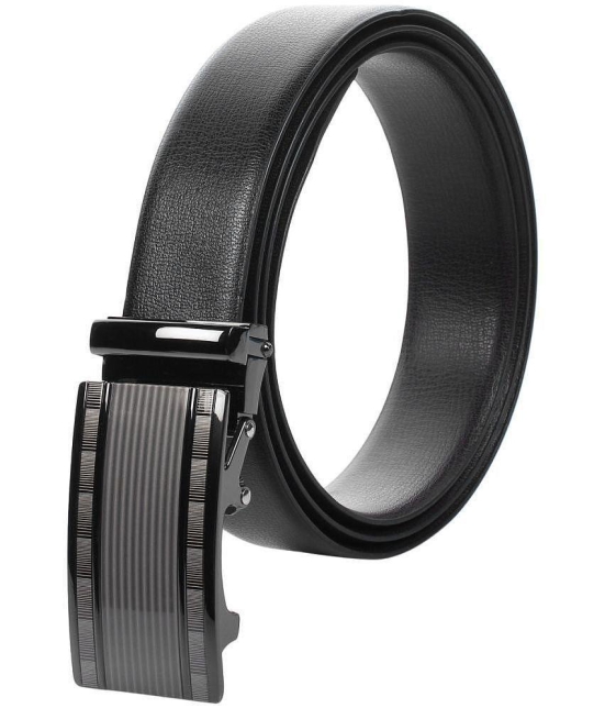 Zacharias - Black Leather Men's Formal Belt ( Pack of 1 ) - None