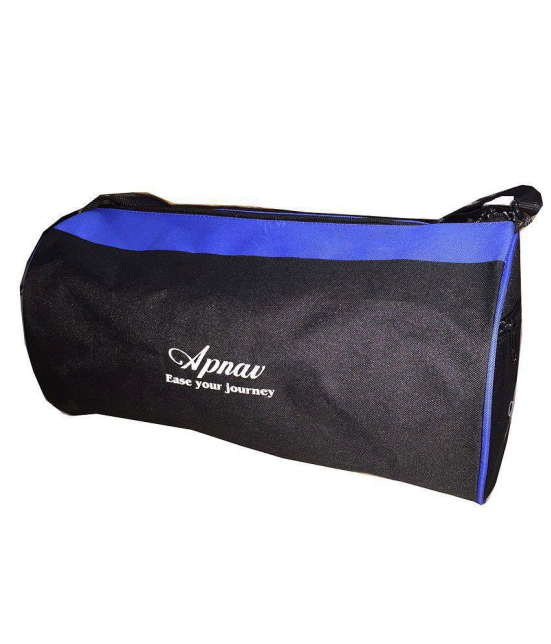 Apnav Drum-shaped Black-blue gear Gym Bag