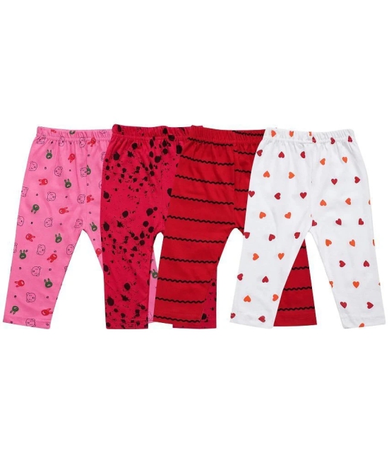 Diaz Pack of 4 Baby Boys 100% Cotton Legging ( Multi ) - None