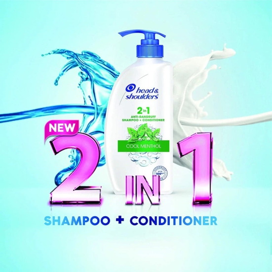 Head & Shoulders Cool Menthol 2 In 1 Shampoo 675 Ml