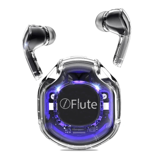 Flute Ultrapods Pro Wireless Earbuds - Active Black