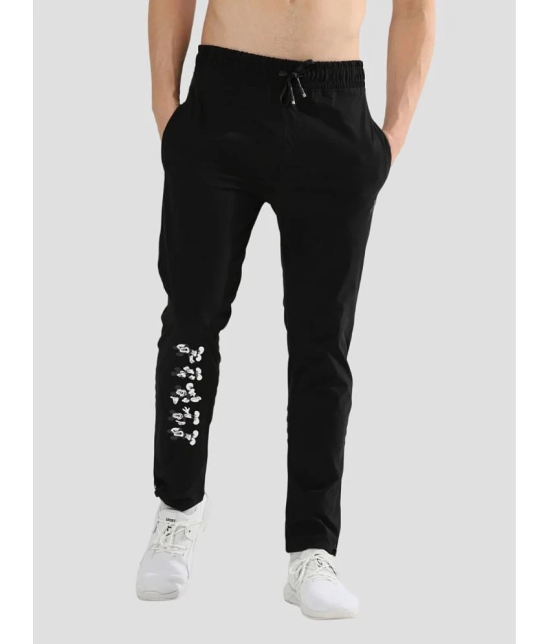 AKTIF Black Lycra Mens Joggers ( Pack of 1 ) - None