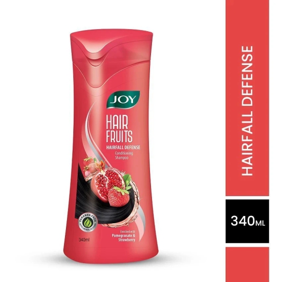 Joy Hair Fruits Hairfall Defense Conditioning Shampoo 340ml, (Pack of 1)