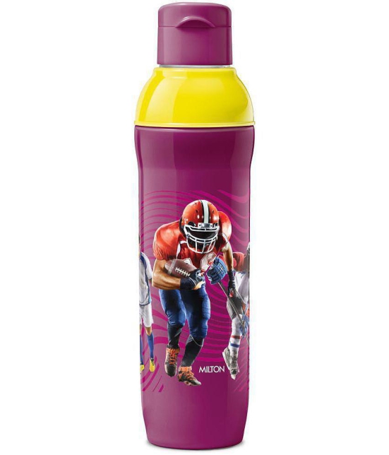 Milton Kool Active 900 Plastic Insulated Kids Water Bottle, 745 ml, Purple | School Bottle | Picnic Bottle | Leak Proof | BPA Free | Food Grade | Easy to Carry - Purple