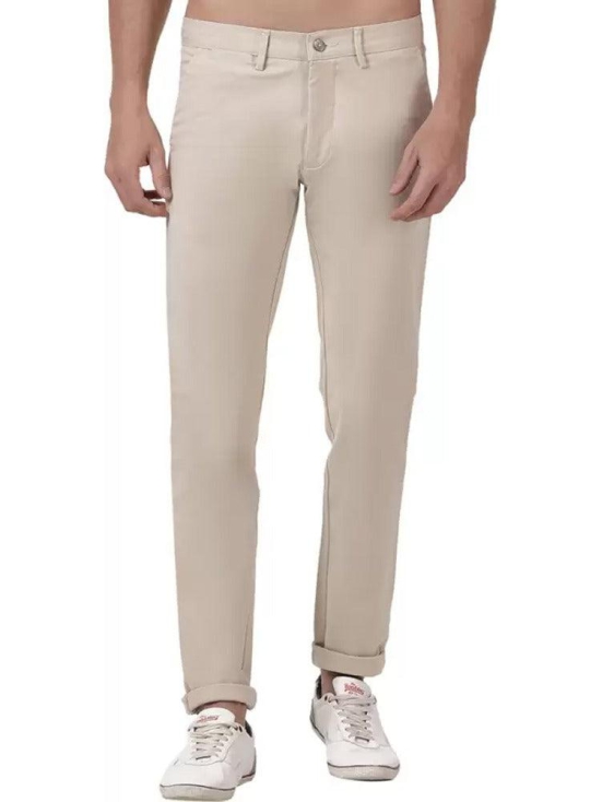 MEN'S TROUSERS-38 / LIGHT CHIKU / SATIN