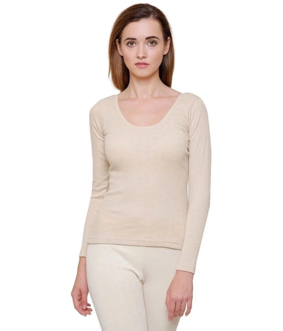 Bodycare Woollen Thermal Tops - Beige Pack of 1 - None