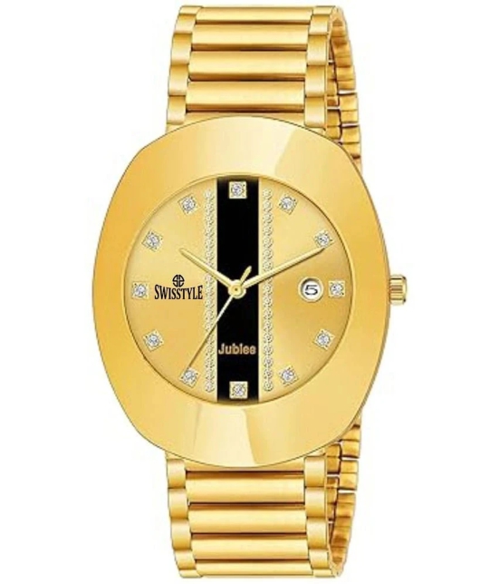 Swisstyle Gold Metal Analog Mens Watch