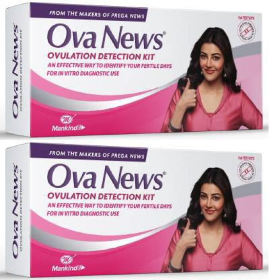 Ova News Ovulation Detection Kit Ovulation Kit  (12 Tests Pack of 2)