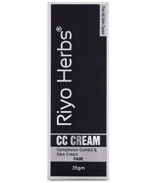 Riyo Herbs CC Cream Contains SPF With UVA Rays, Conceals Imperfections for Even Tone Skin (Fair)