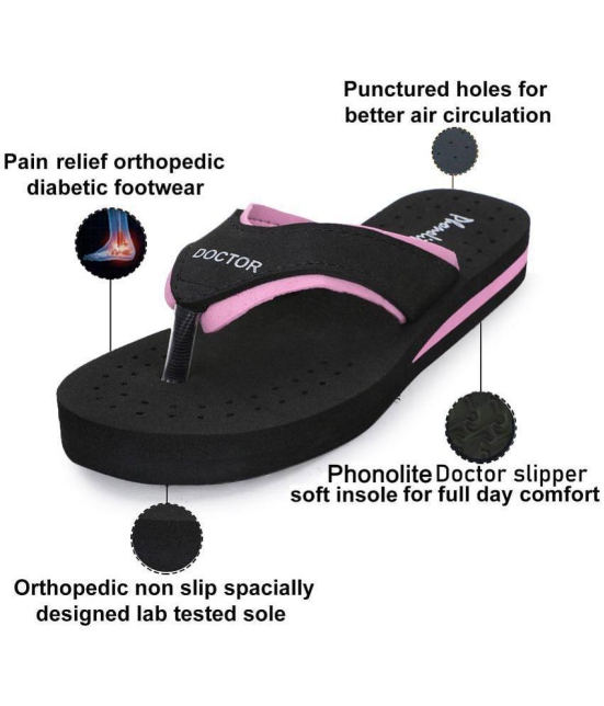 Phonolite Black Women's Slipper - None