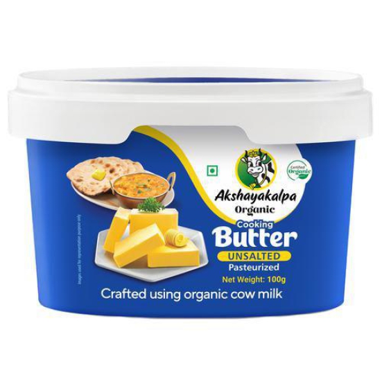 Organic Cooking Butter Unsalted 100 Gm