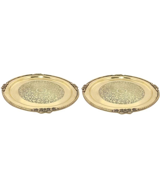 A & H ENTERPRISES 2 Pcs Brass Brass Quarter Plate - Brass