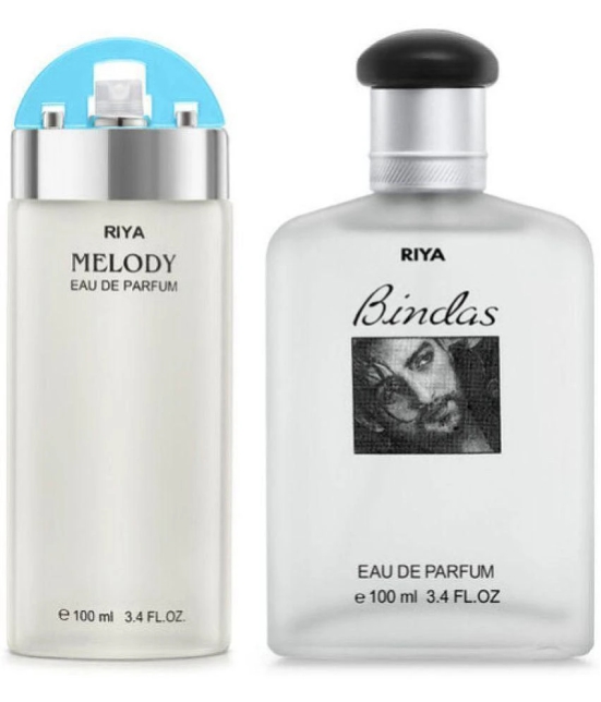 Riya Bindas Eau De Parfum (EDP) For Unisex 200 ( Pack of 2 )