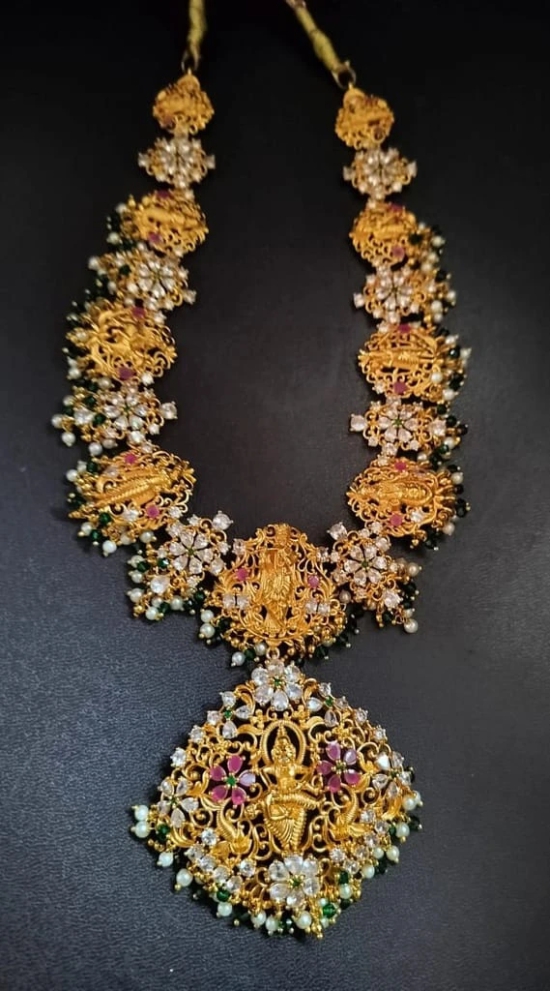 Dasavatharam set short neckless and earrings