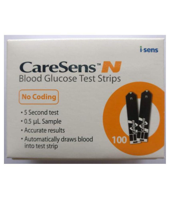 Caresens n Blood Sugar Test strips Expiry: May 2024