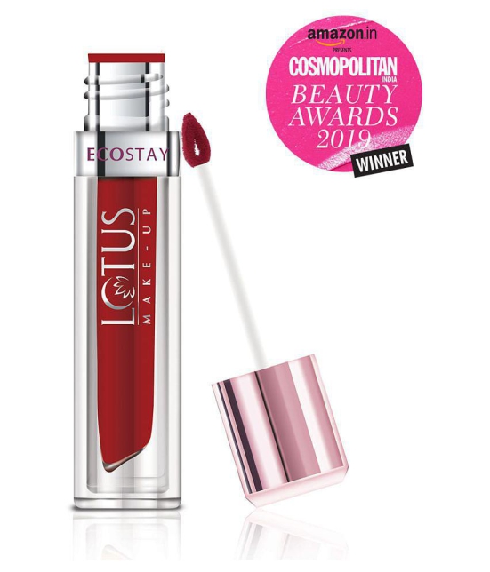 Lotus Makeup Ecostay Matte Lip Lacquer Rose Bloom EL10 4gm