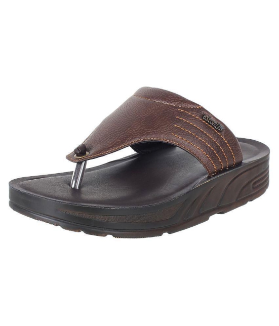 Aerowalk Brown Flip Flops - 11