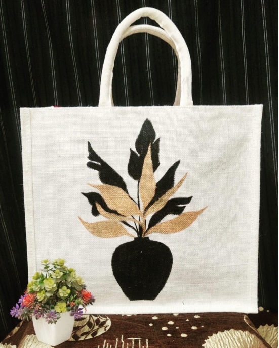 Handpainted Jute Bags