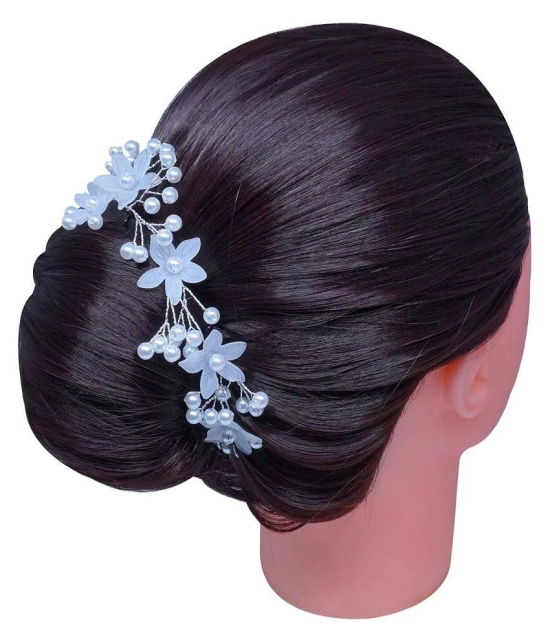 FOK White Party Hair Extension - White