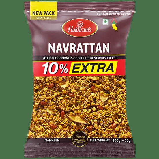 Haldiram's Navrattan Namkeen, 200 G Pouch