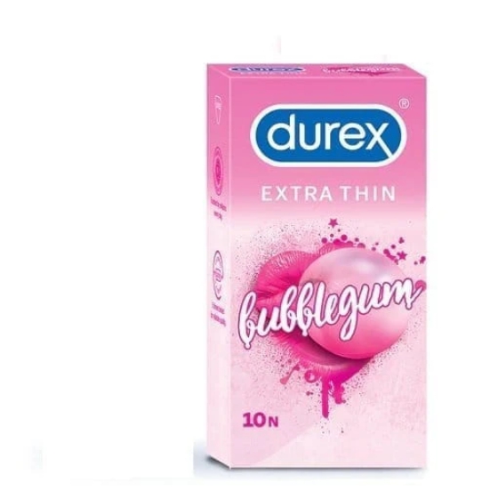 Durex Extra Thin Bubblegum Flavoured - 10 Condoms