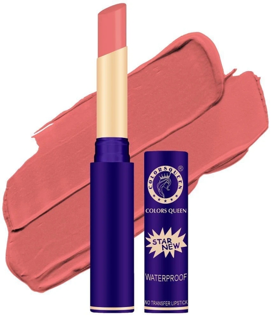 Colors Queen - Peach Matte Lipstick 5