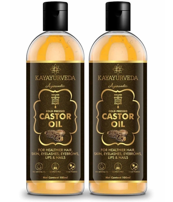 KAYAYURVEDA - Damage & Repair Castor Oil 200 ml ( Pack of 2 )