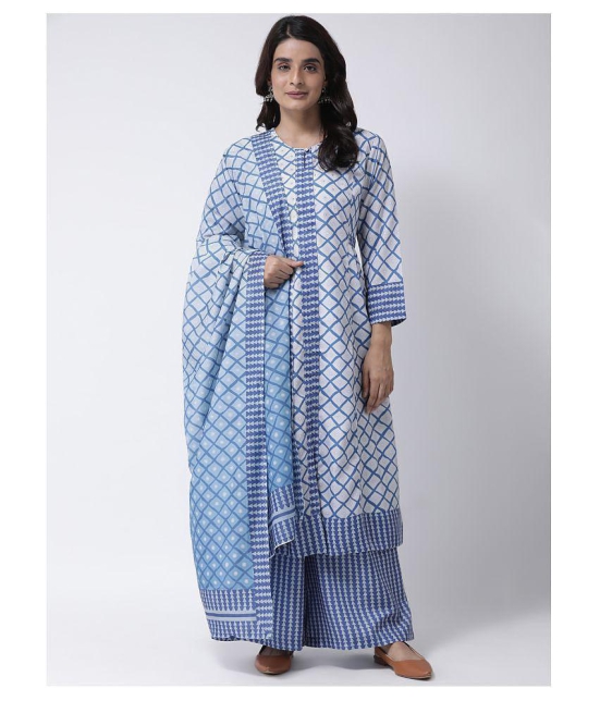 Hangup Blue Chanderi Dupatta