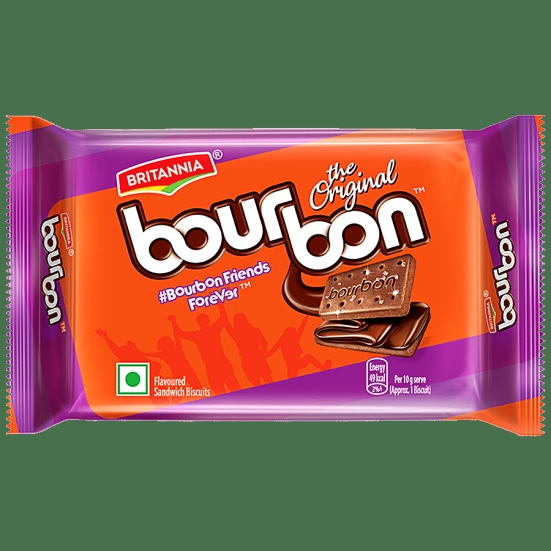 Britannia Bourbon Chocolate Cream Biscuit - 50 g