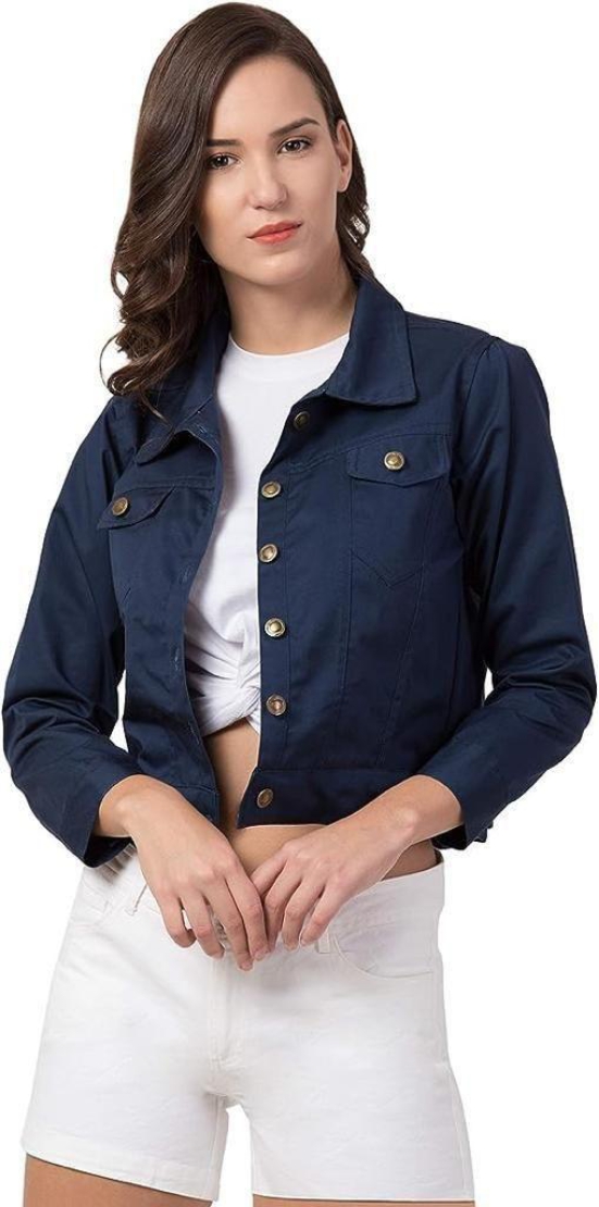 Women Denim Jackets For Winters-M