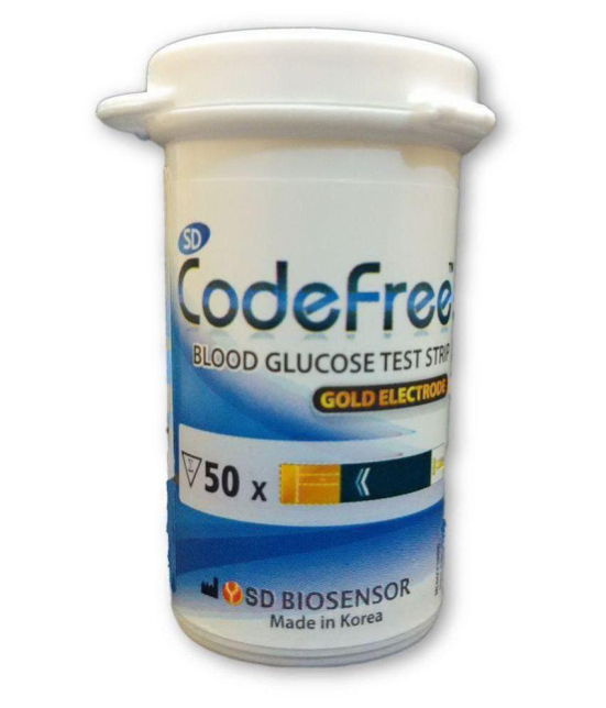 SD Codefree Test Strip SD Codefree 50Test Strips Expiry March 2024