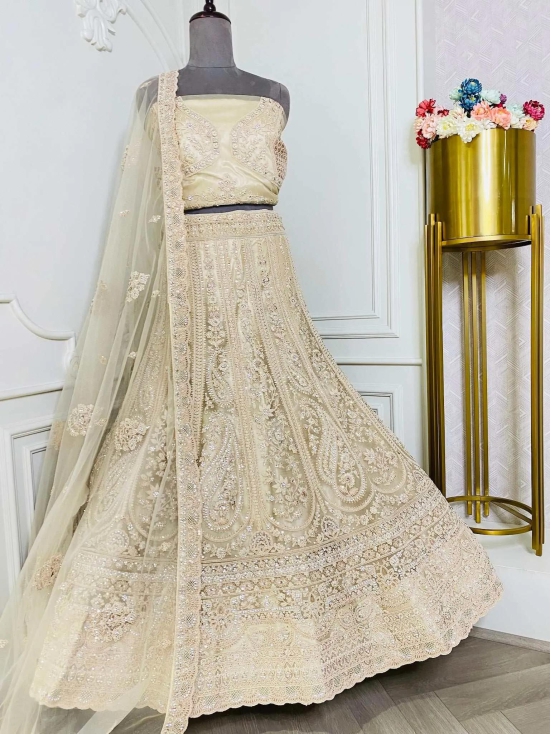 Ivory lehenga