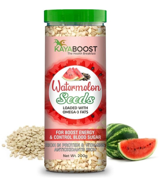 KAYABOOST Watermelon Seeds for Eating | Raw Watermelon Seeds (200 g)