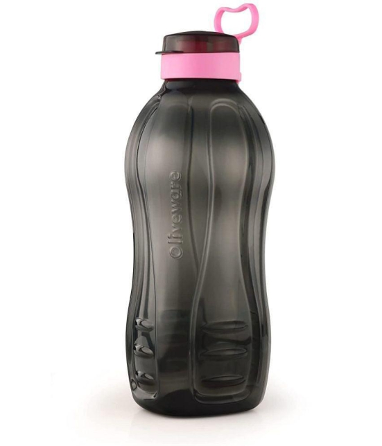 Oliveware - Black Water Bottle 2000 mL ( Set of 1 ) - Black