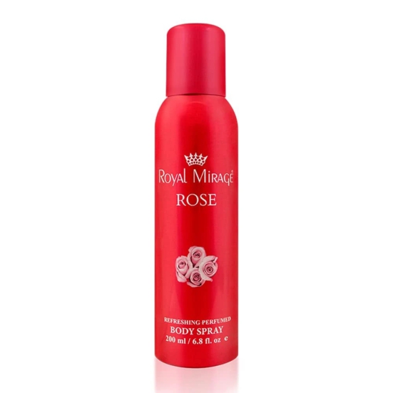 Royal Mirage Rose Perfumed Body Deodorant Spray 200ml