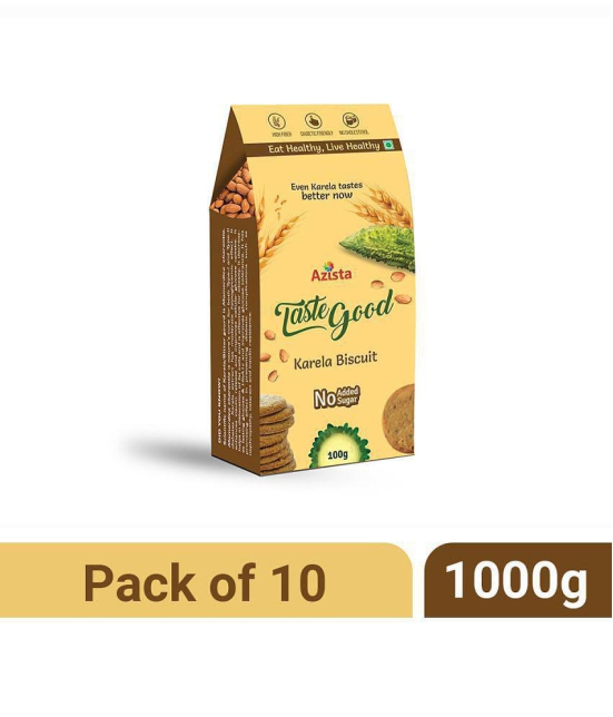 Taste Good Karela Digestives & Low Calorie Biscuits 1100 gm Pack of 10