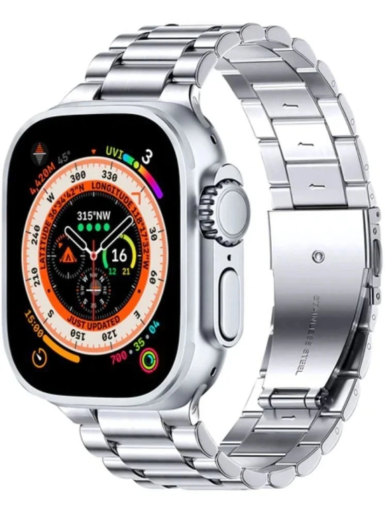 VERONIC ULTRA Watch with Wireless Charging Silver Smart Watch