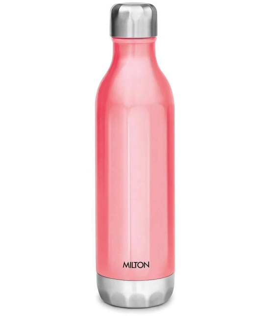 Milton Bliss 600 Thermosteel Hot and Cold Water Bottle, 500 mL, Pink - Pink